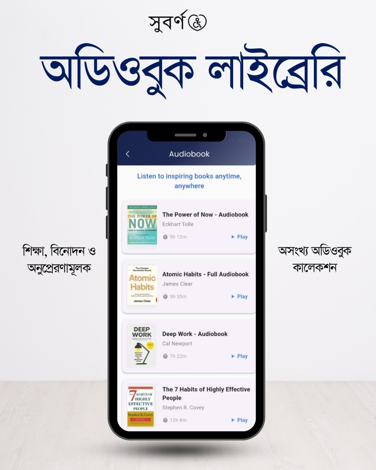 যেকোনো সময় ফ্রি অডিওবুক